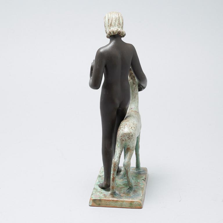 A ceramic figurine by Goldscheider, Wien, from the first half of the 20th century.
