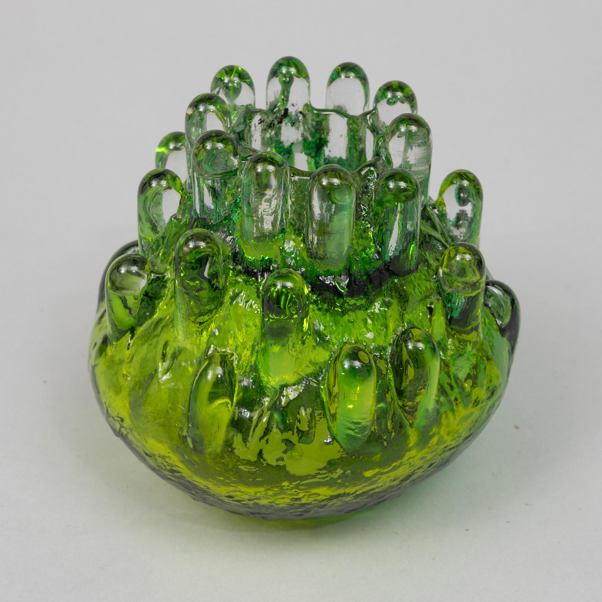 Göran Wärff, unik ljuslykta/skulptur, "Polar", Kosta.