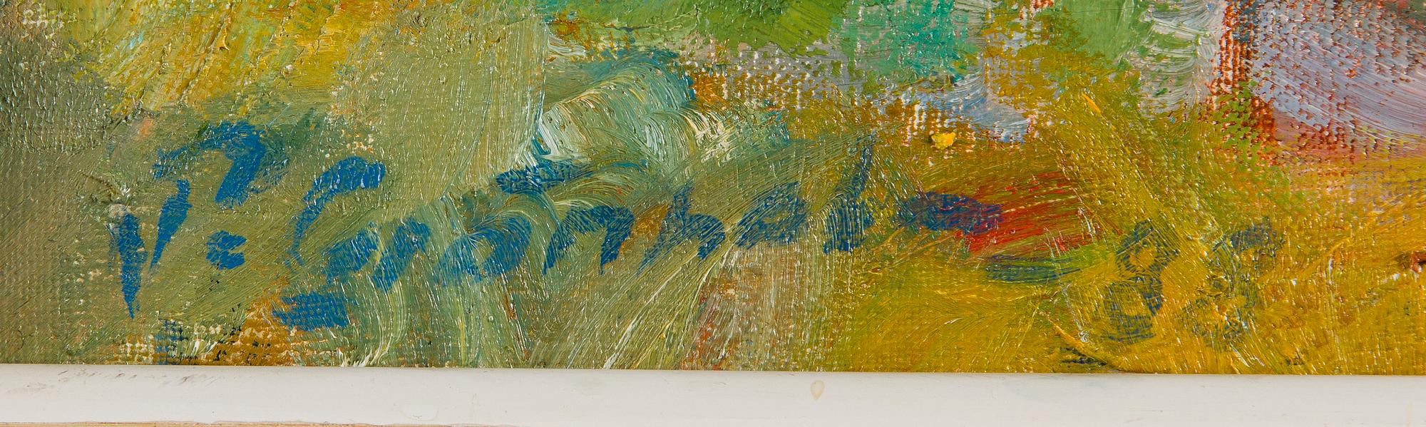 Paul Grönholm, Blommor i vas.