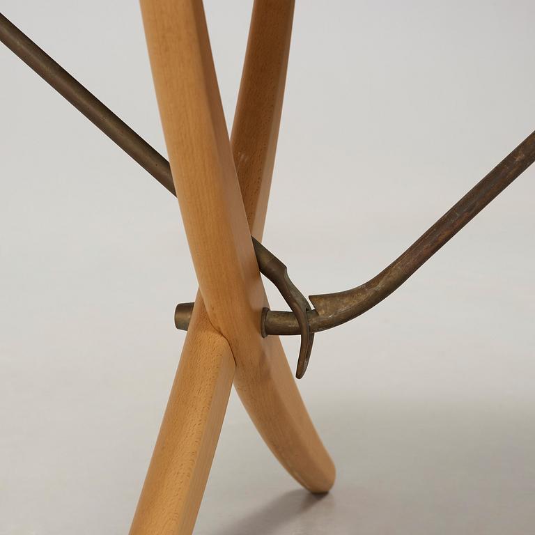 A Hans J Wegner teak and beech dinner table by Andreas Tuck, Denmark 1950-60's.