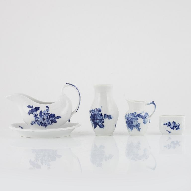 119 pieces of a 'Blue flower' porcelain service, Royal Copenhagen, Denmark.