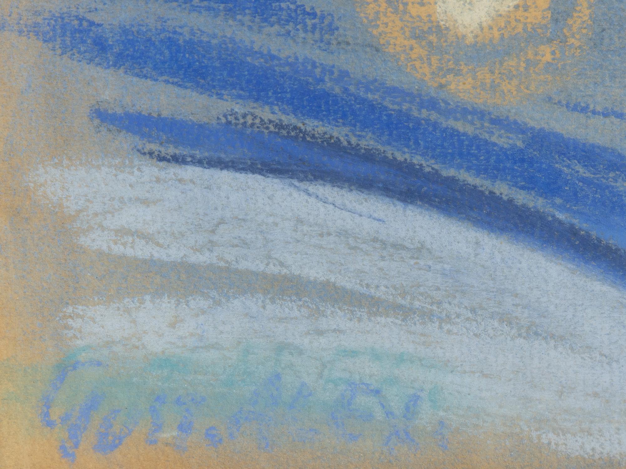 Gustav Alexandersson, pastel on paper, signed.