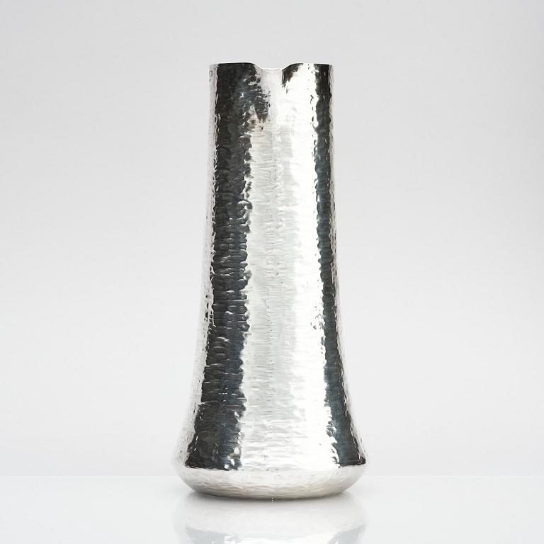 Tapio Wirkkala, a silver pitcher with six beakers, Kultakeskus, Tavastehus Finland 1970-80's.