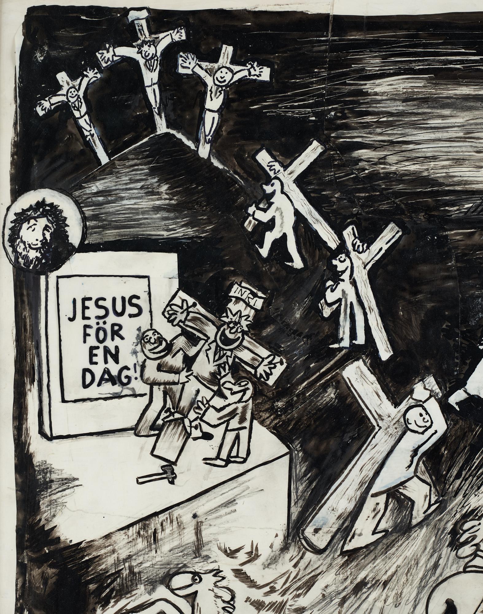 Lars Hillersberg, ink, signed Hillersberg.