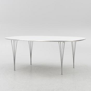 Bruno Mathsson, & Piet Hein, dining table, "Superellipse", Fritz Hansen, Denmark, 1987,