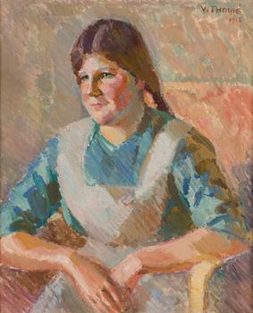 225. Verner Thomé, SEATED GIRL.