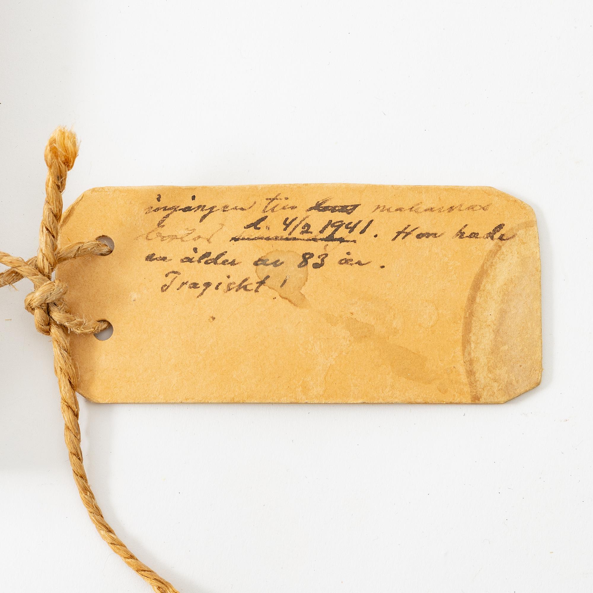 Käpp, Sverige, daterad 1740 och 1756.