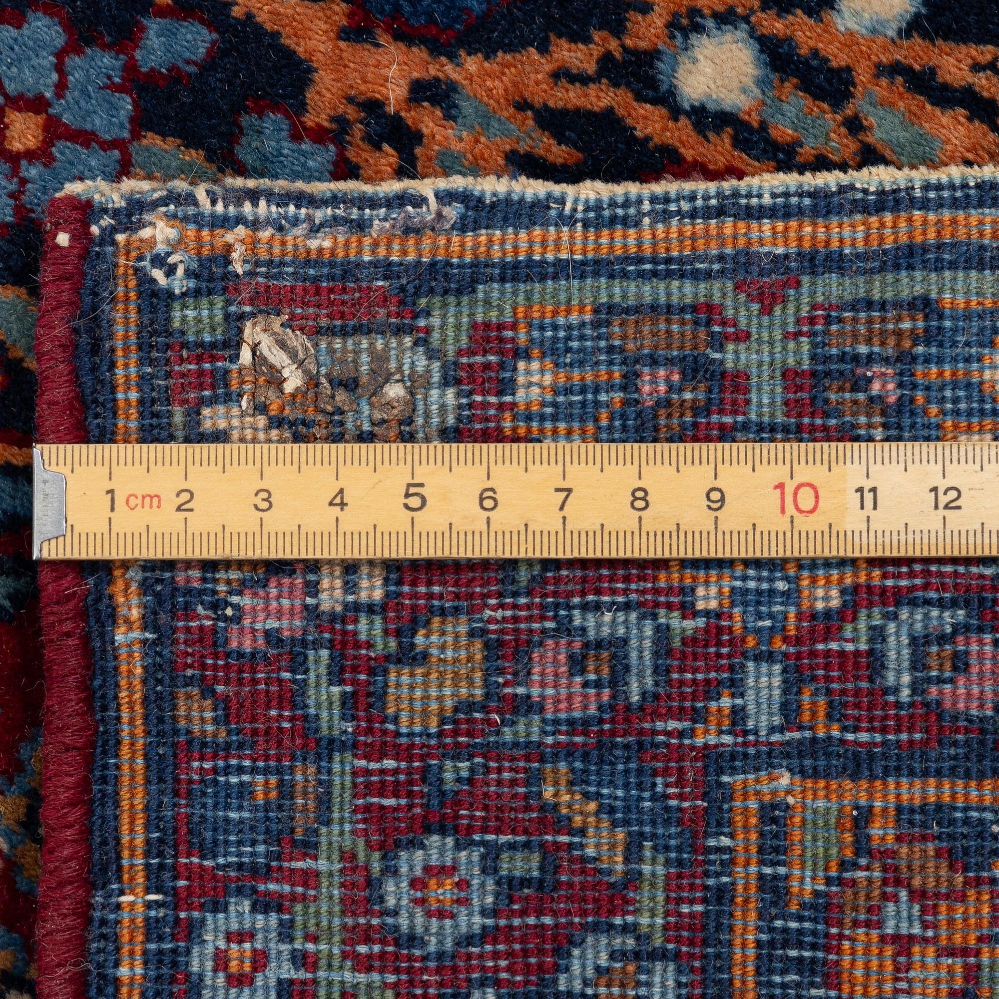 A semi-antique Yesd, south Yesd, c. 206 x 136 cm.