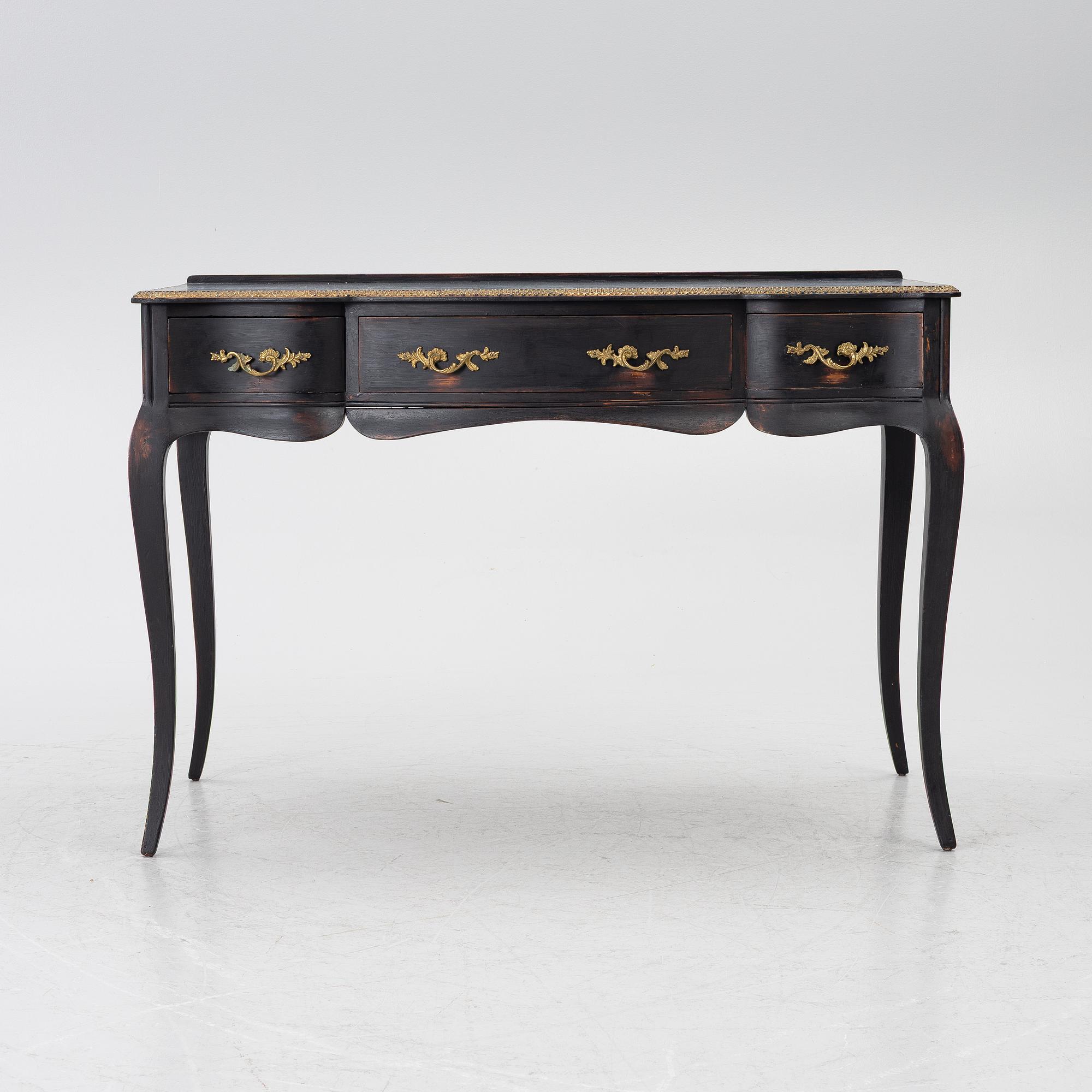 Skrivbord, rokokostil, 1900-tal.