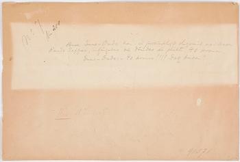 ALBERT ENGSTRÖM, teckningar 4 st samt fotografi, tusch/krita, signerad.