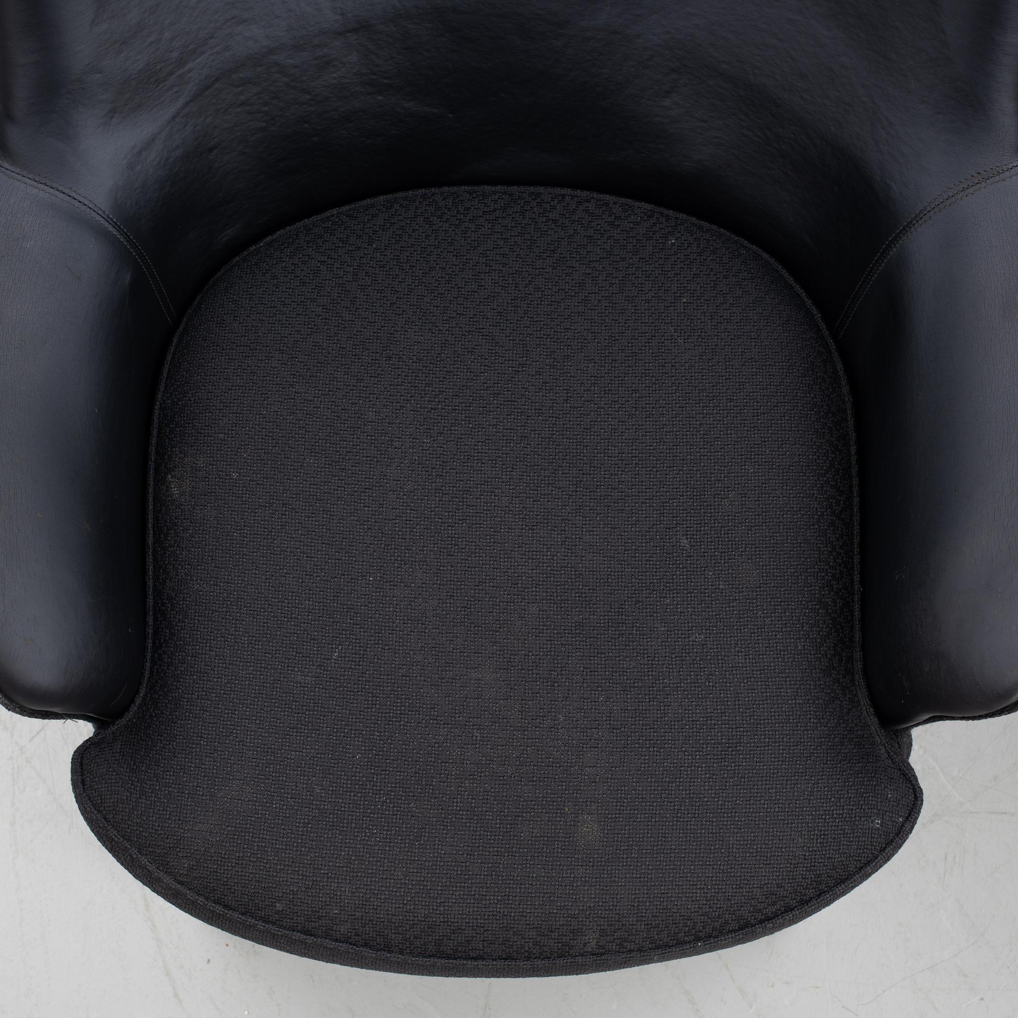 Arne Norell, a pair of 'Pilot' armchairs, Norell Möbel AB.