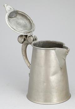 SKÄNKSTOP, tenn. Gudmund Östling, Vimmerby, 1780.