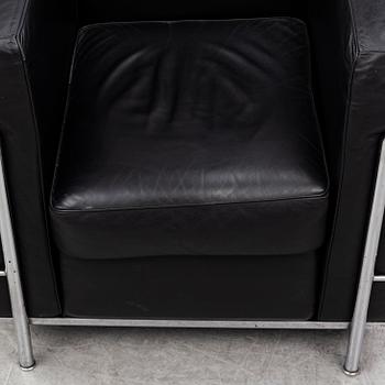 LE CORBUSIER, PIERRE JEANNERET & CHARLOTTE PERRIAND, a 'LC2' easy chair, Cassina, Italy.