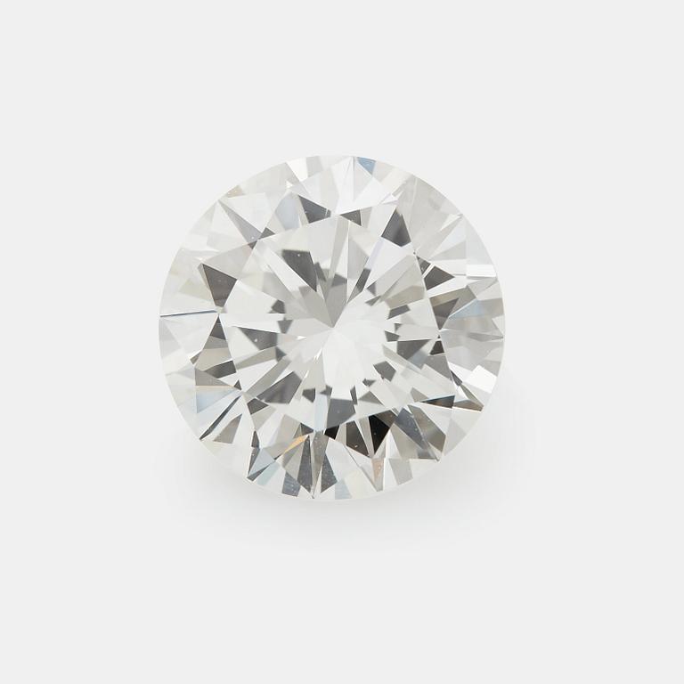 A loose round brilliant-cut diamond weight 1.29 cts quality G if according to accompanying GIA certificate.