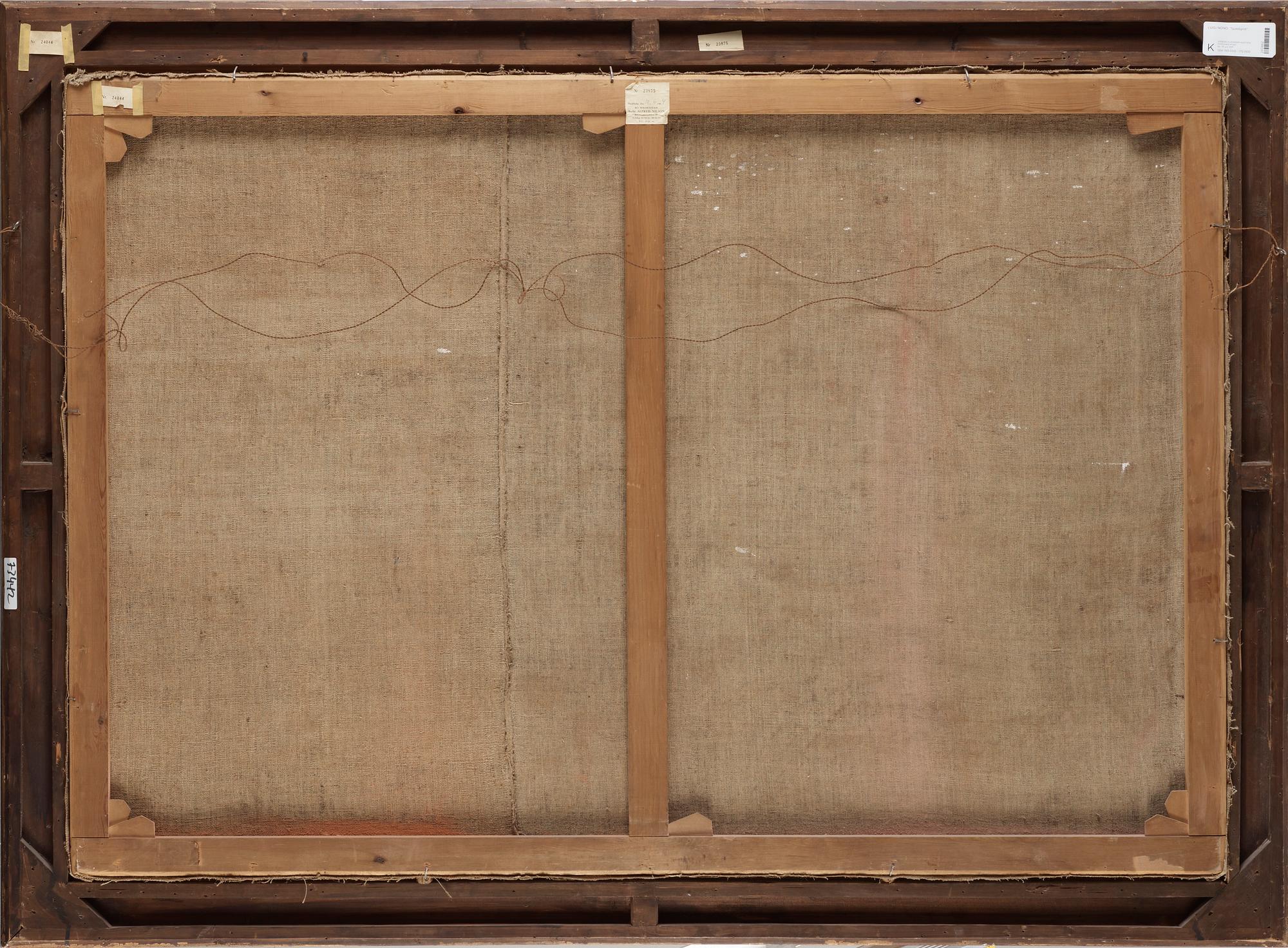 Luigi Nono, At the sickbed.