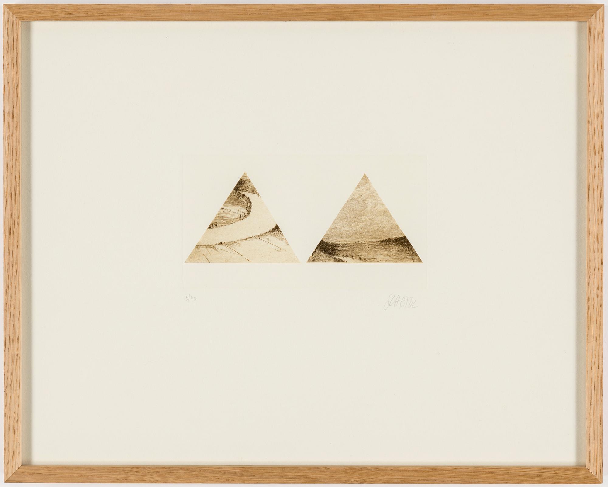 ROMAN SCHEIDL, etching, signed and numbered 13/40.