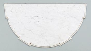 SKIVA TILL KONSOLBORD, marmor, 1800/1900-tal.