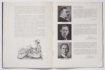 Tyra Kleen, fyra häften med åtta tryckta planscher (varav en dublett), "Temple Dances and Musical Instruments in Bali".