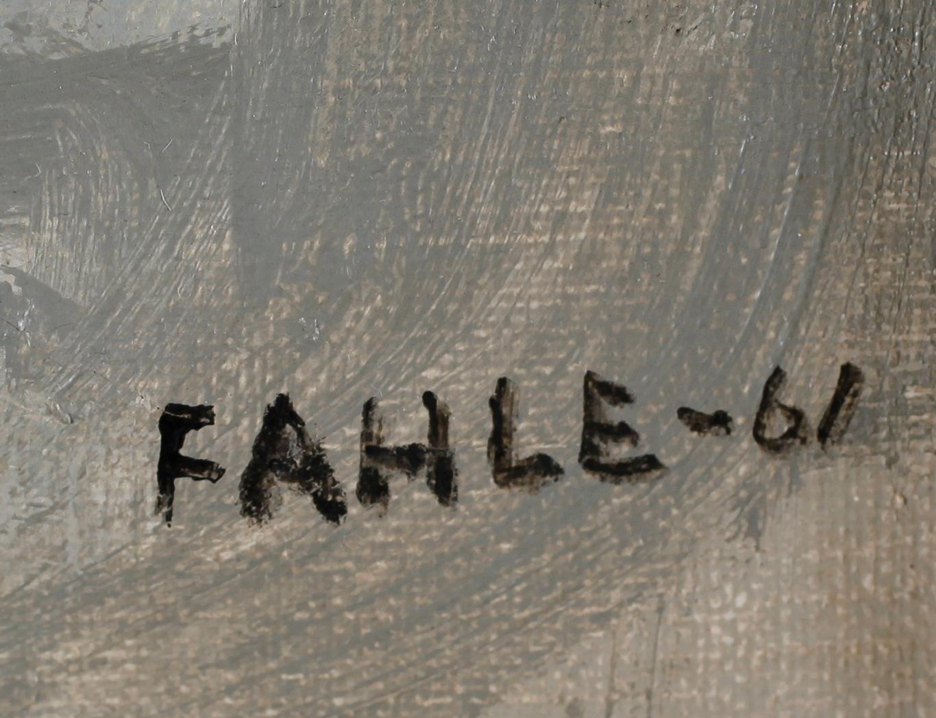GUSTAF ADOLF FAHLE, olja på duk, signerad och daterad -61.
