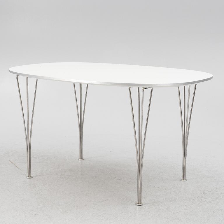 Bruno Mathsson & Piet Hein, a dining table, 'Superellipse', Fritz Hansen, Denmark, 2015.