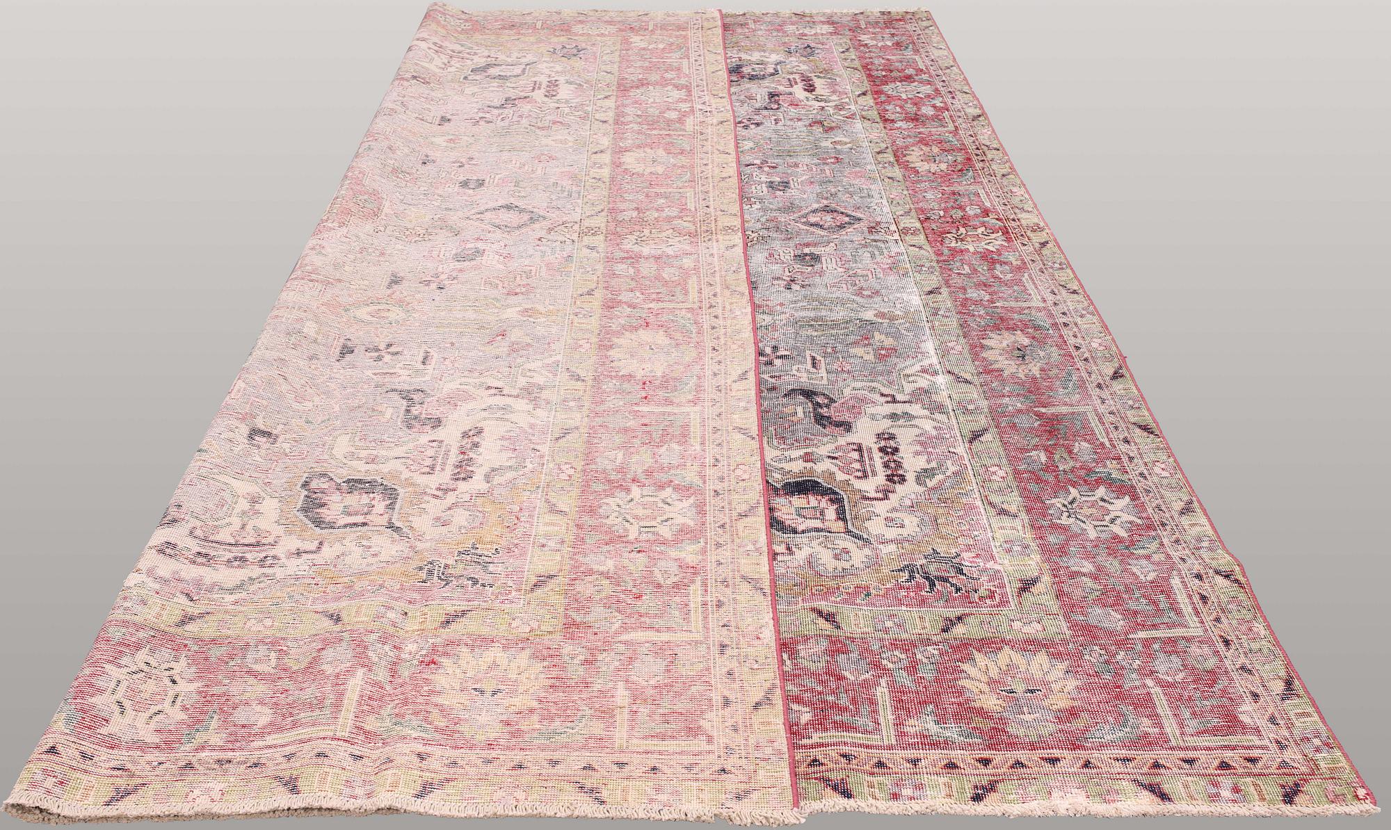 A carpet, oriental, 381 x 288 cm.