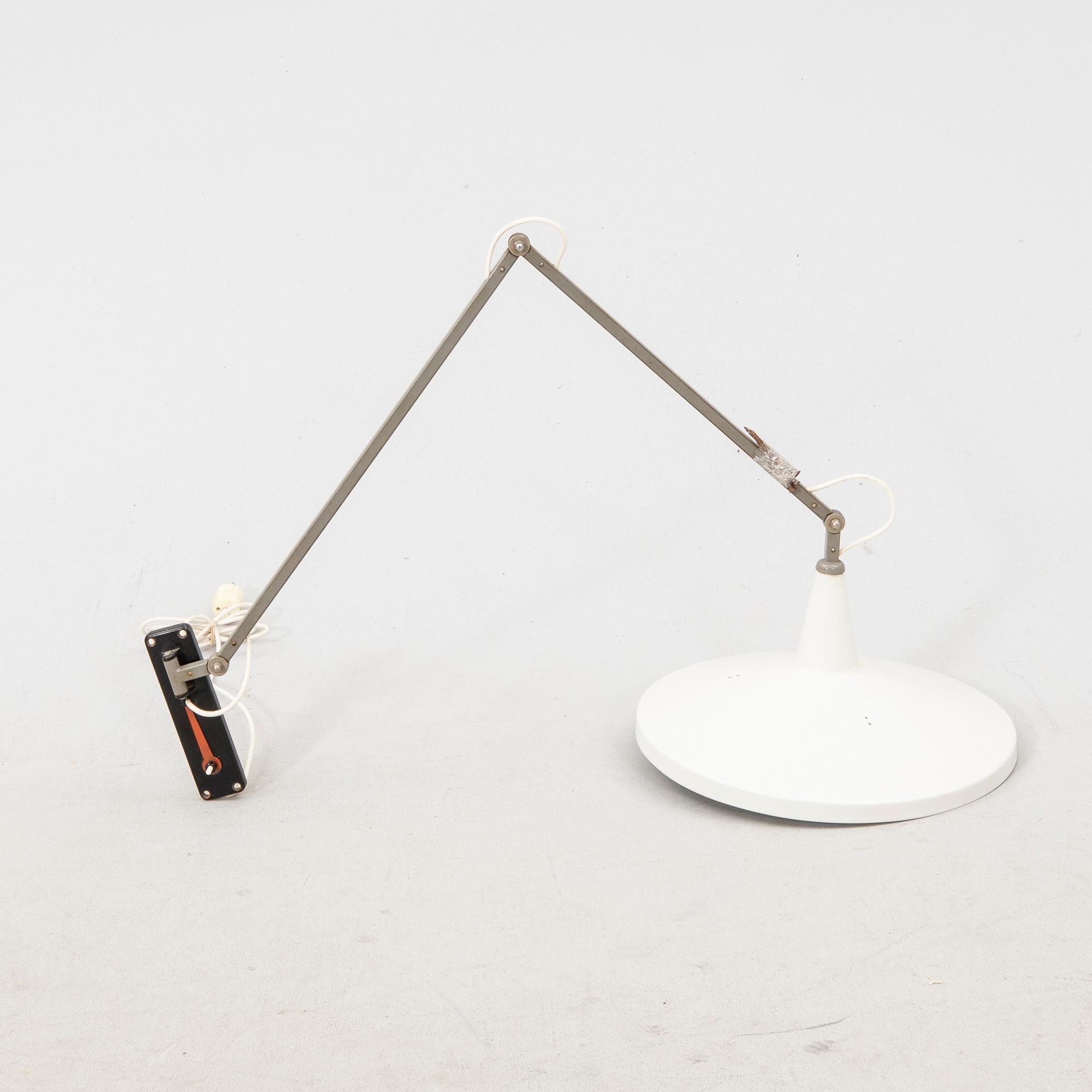 Wim Rietveld, a wall lamp "Panama" for Gispen 1950s.