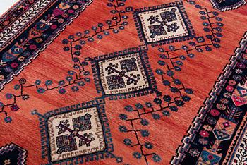 Rug, Afshar, approx. 210 x 155 cm.