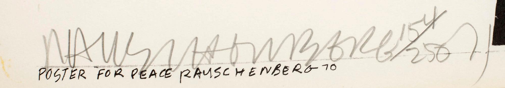 ROBERT RAUSCHENBERG,