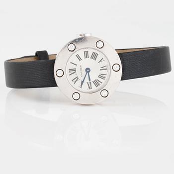 ARMBANDSUR, 18 k vitguld med sex diamanter, Love Collection, Cartier.