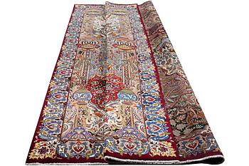 A Kashmar carpet, c. 398 x 294 cm.