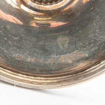 Eric Råström, Candelsticks, a pair, silver, CG Råström, Stockholm 1965.