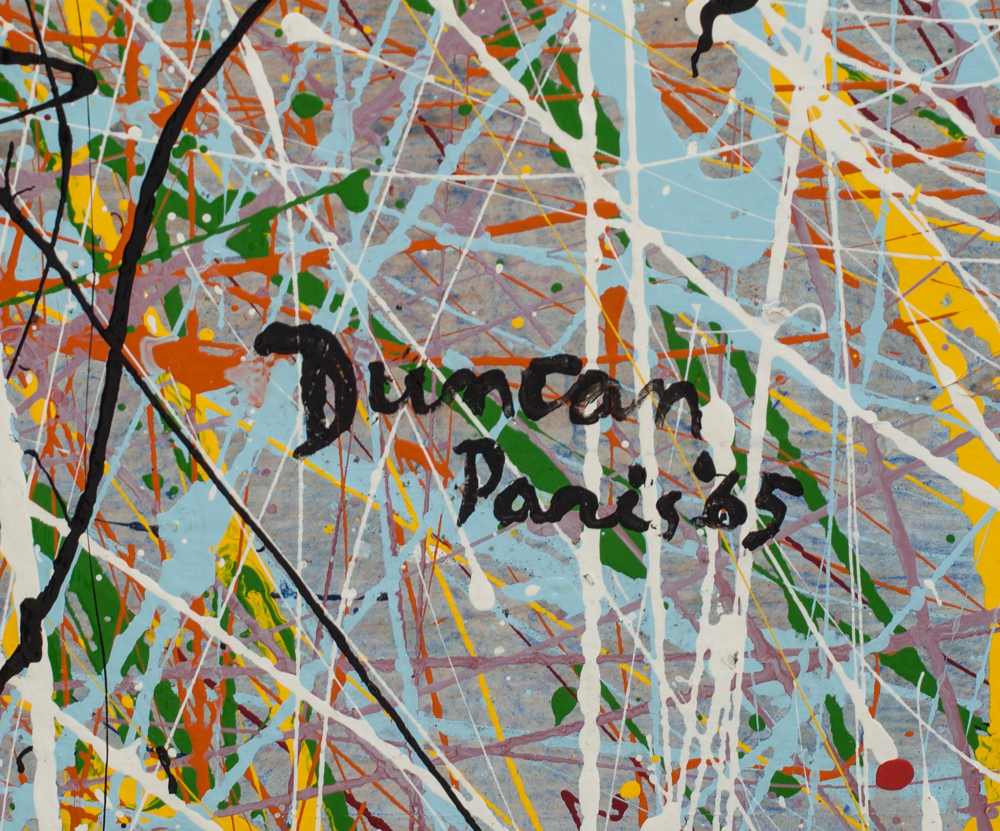 JOSEPH DUNCAN, olja på uppfodrad duk, signerad och daterad Paris -65.