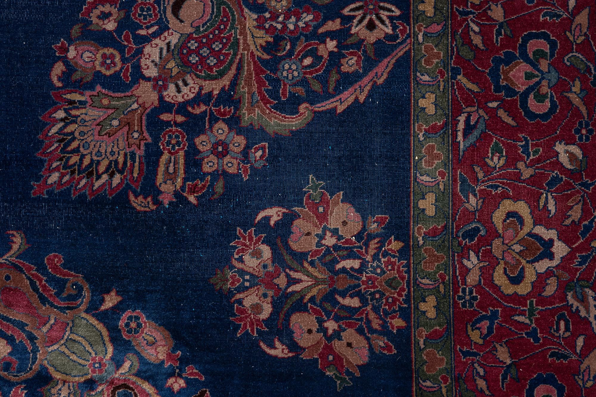 A semi-antique Amritsar carpet, north India c. 359 x 272 cm.