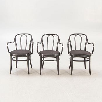 A set of six Gemla "Wien" armchairs second half of the 20th century.