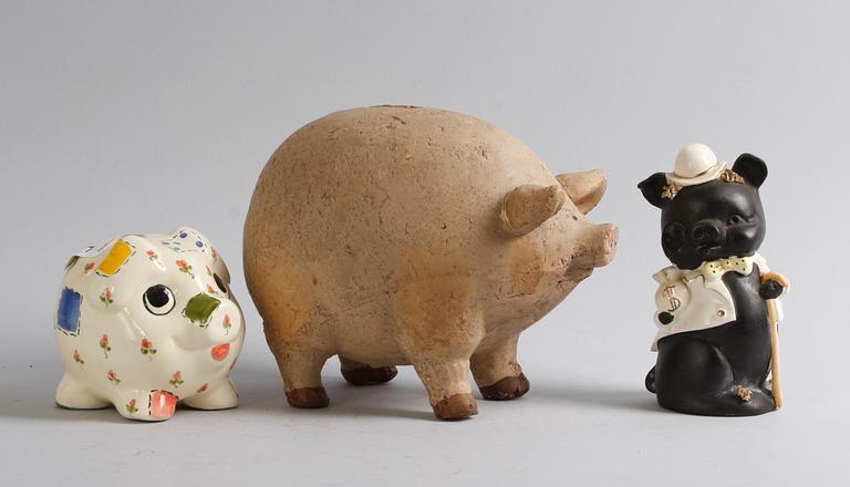 PARTI SPARGRISAR, 9 st. Lergods/porslin.