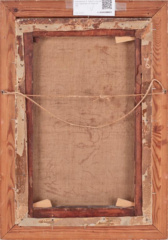 FREDERICK T. SIBLEY, olja på duk, signerad och daterad, -85.