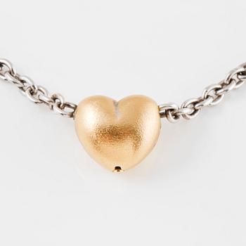 COLLIER, 18K guld samt silver, Ole Lynggaard.