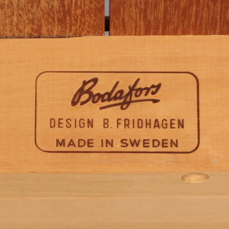 BORD, Bertil Fridhagen, Bodafors samt STOLAR, 4 st, Edsbyverken, 1950/60-tal.