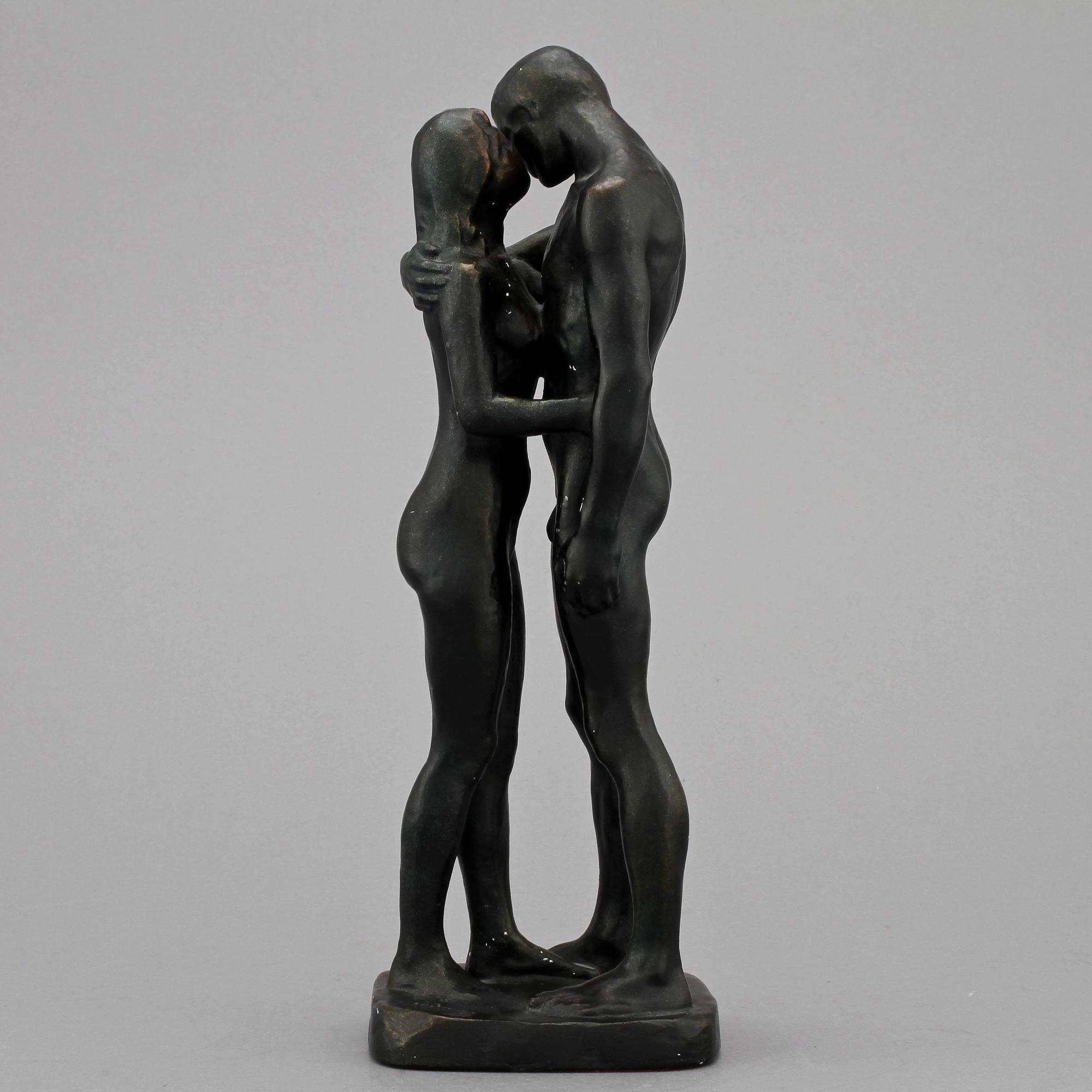 GUDMAR OLOVSON, skulptur, gips, sign. Även sign o dat Paris 1976 undertill.