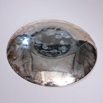 SKÅLFAT, silver och emalj, J. Tostrup, Norge. Vikt 704 g.