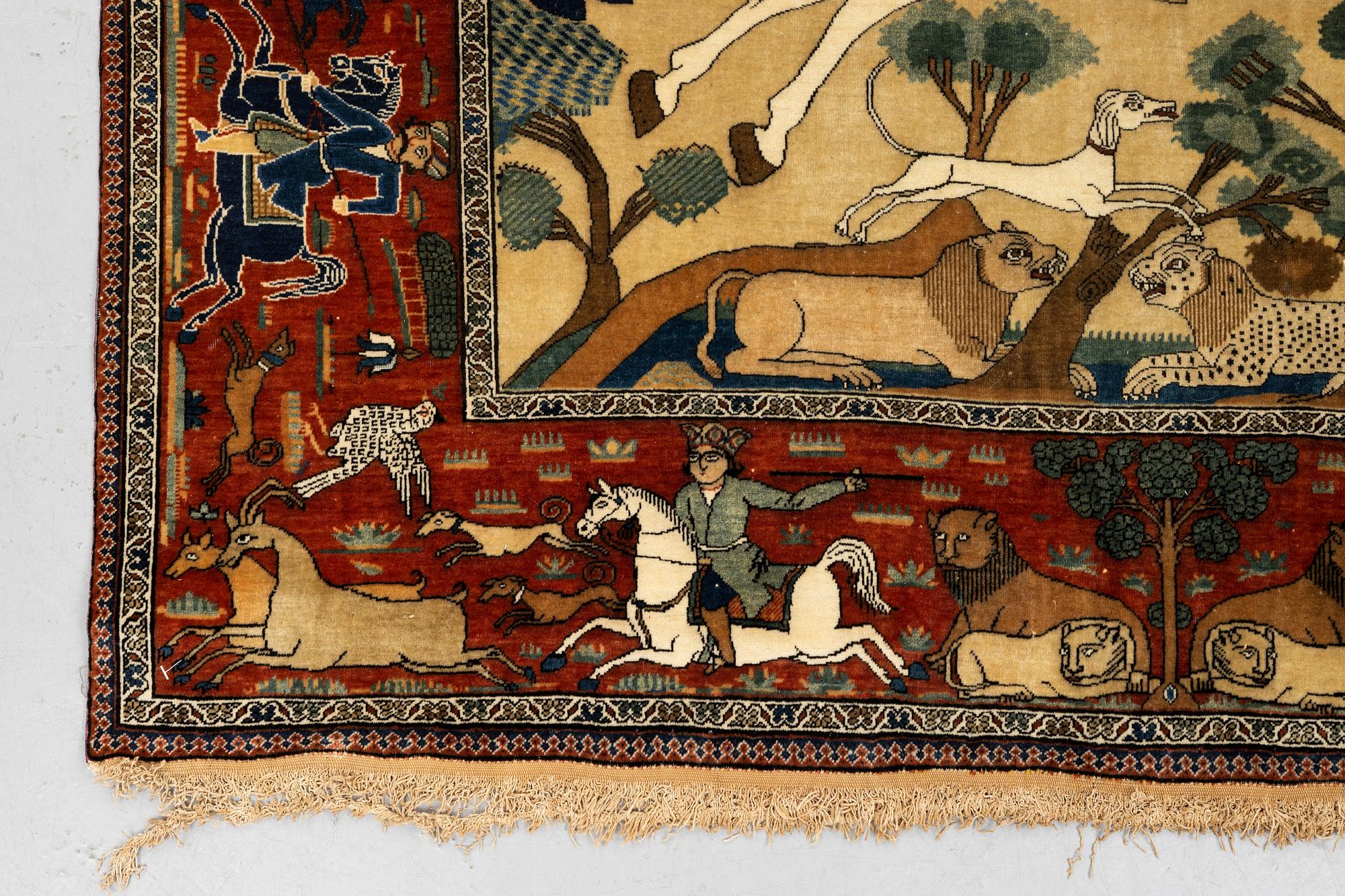 Matta, Antik Keshan, sk Motachem, ca 197 x 143 cm.