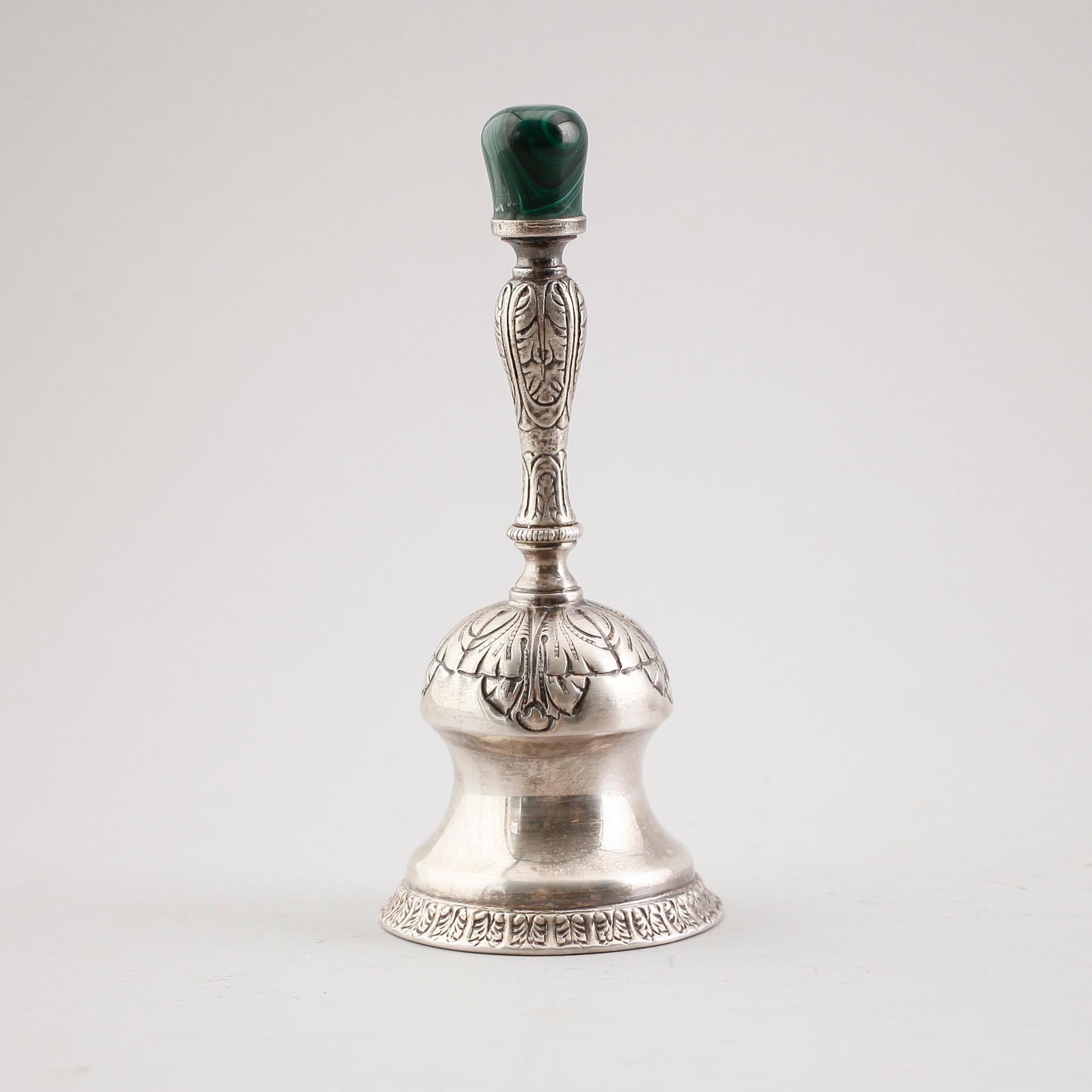 BORDSPINGLA, silver, 1900-talets första hälft. Vikt ca 129 gram.