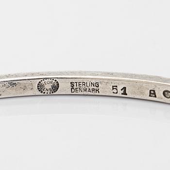 Armring, sterlingsilver, Danmark, firma Georg Jensen.