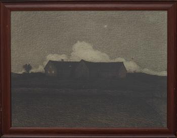 KARL NORDSTRÖM, kolteckning signerad.