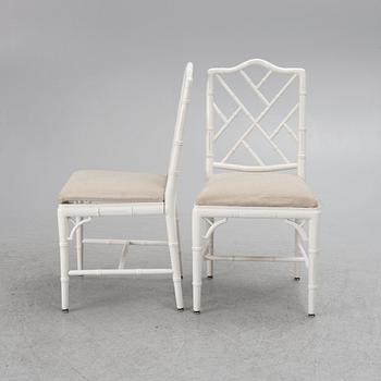 A 7-piece dining group, Miranda of Sweden, late 20th Century.