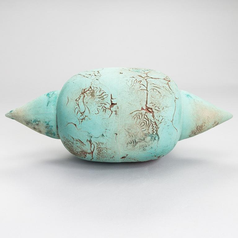 Anna Hackman, skulptur, "Random encounters", signerad A. Hackman 2000.