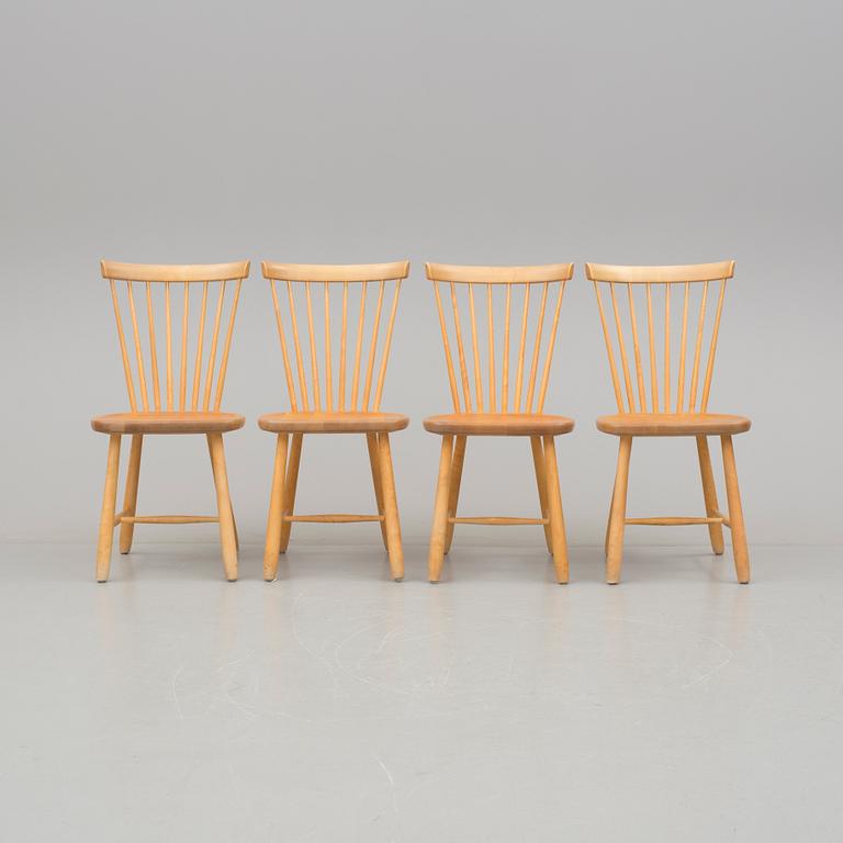 STOLAR, 4 stycken, "Lilla Åland", Carl Malmsten, Stolab.