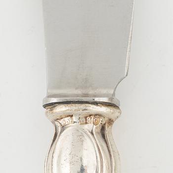 A Swedish Silver Cutlery, mark of Oscar Sjögren, Gothenburg 1927-28 (90 pieces).