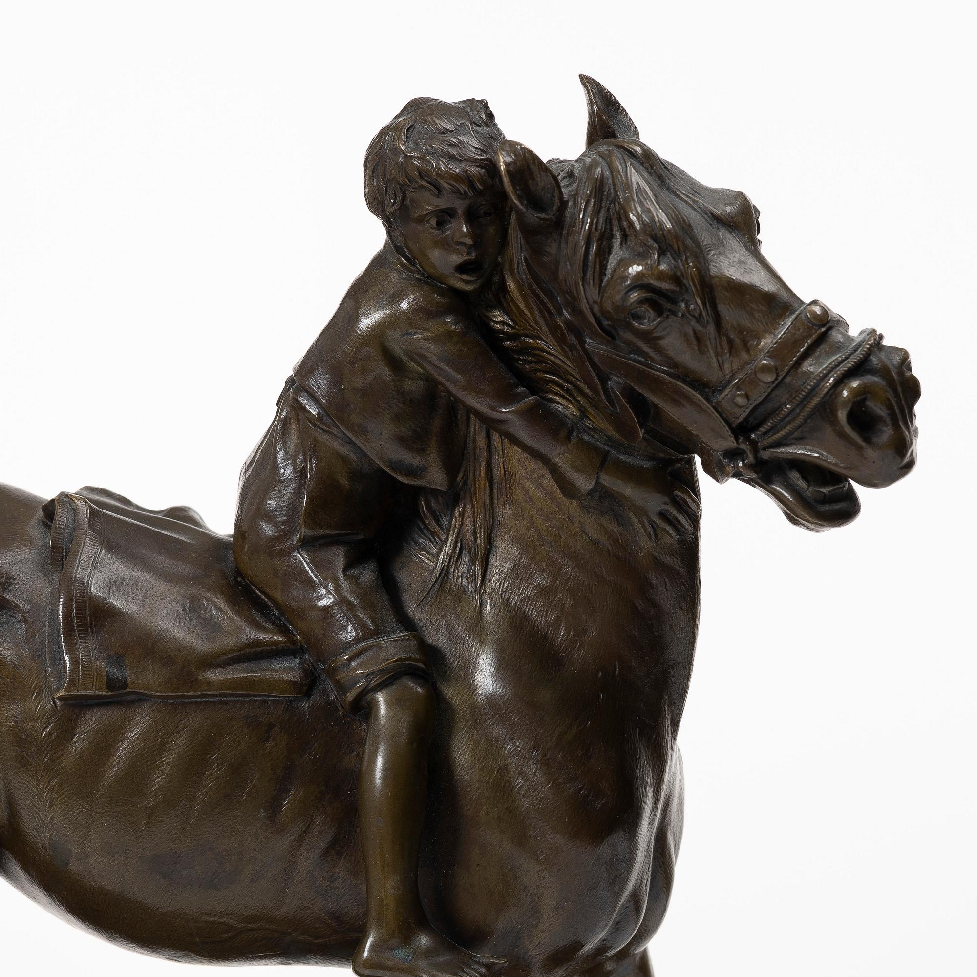 Berndorf, boy on horseback.