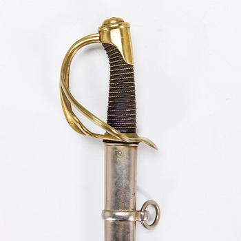 Sword, a French cavalry sabre model m/1822.